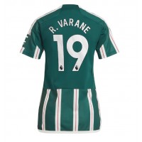 Camisa de time de futebol Manchester United Raphael Varane #19 Replicas 2º Equipamento Feminina 2023-24 Manga Curta